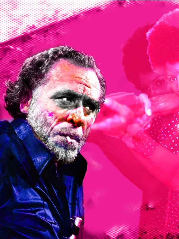 Charles Bukowski poster by Moffa