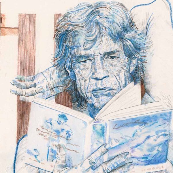 Mick Jagger poster by Derek Bacon