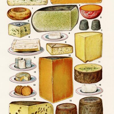 Mrs Beeton's Cheese posters