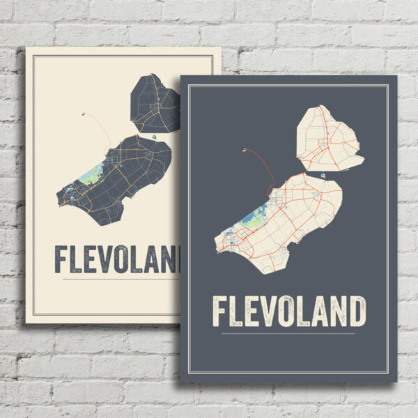 Flevoland kaart