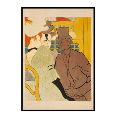 Englishman at the Moulin Rouge by Lautrec