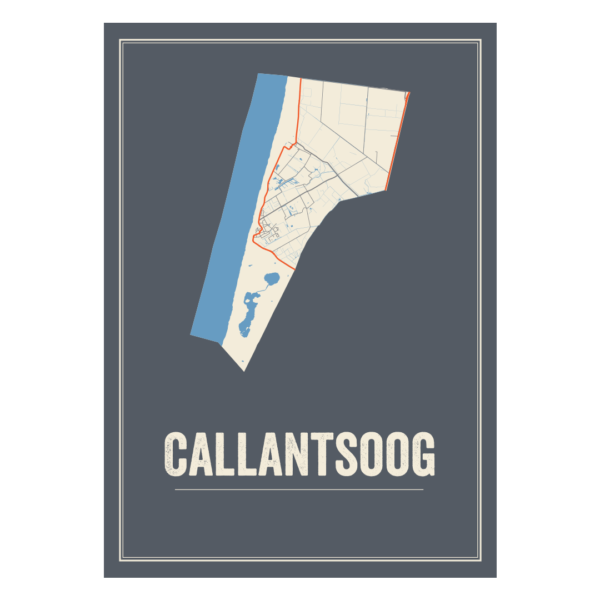 Callantsoog kaarten poster