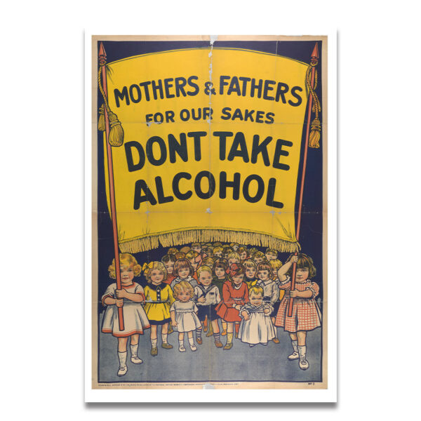 Alcohol reclame poster