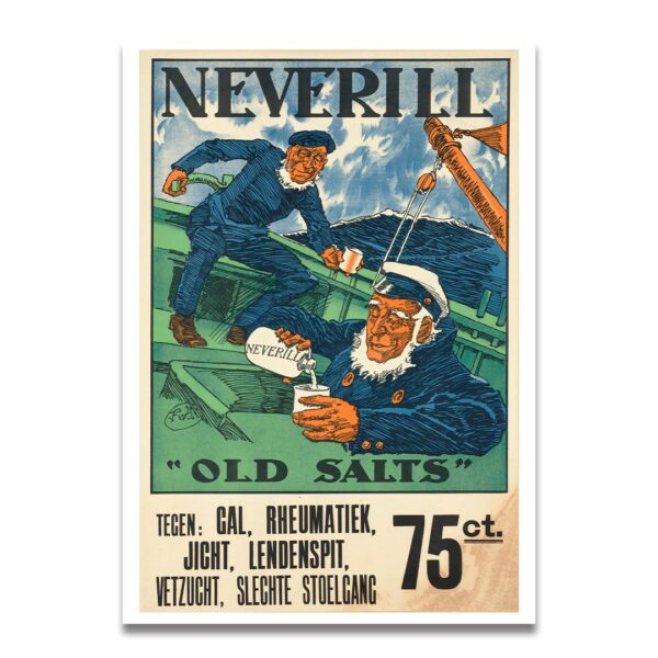 Neverill salts reclame poster