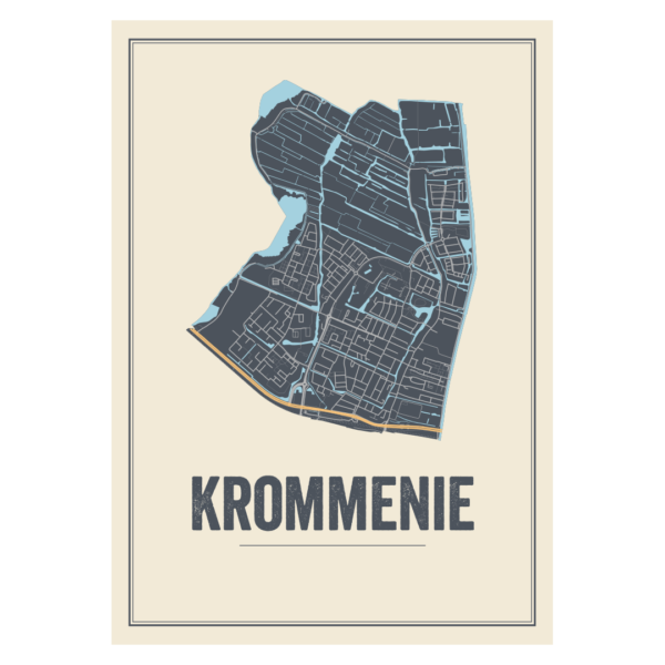 kaart Krommenie