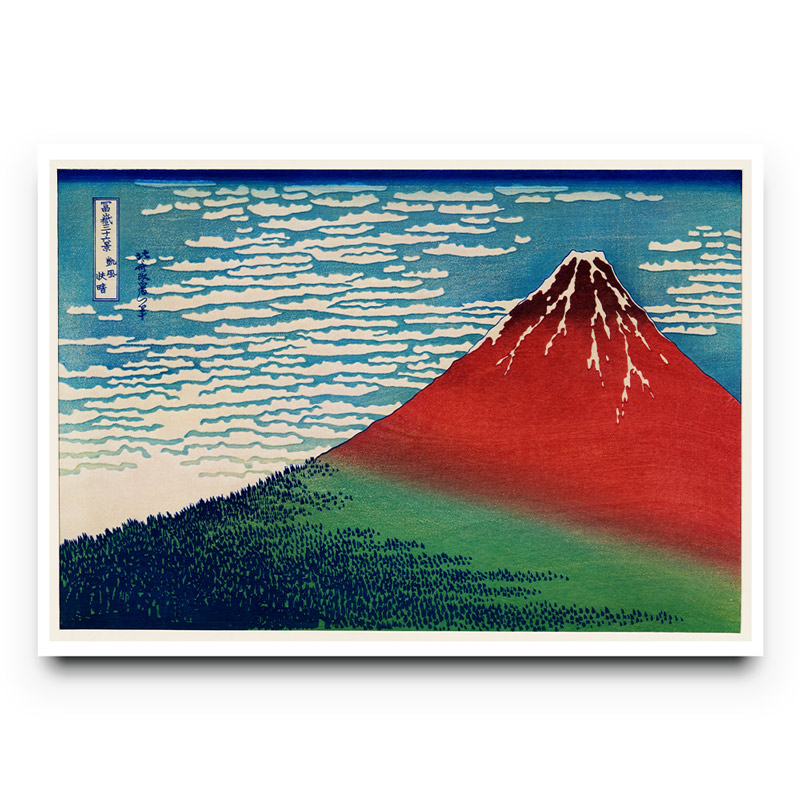 Hokusai Fuji poster