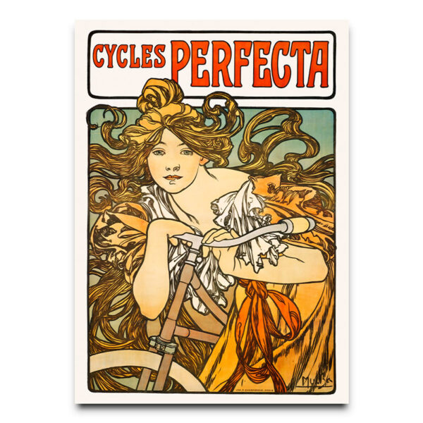 vintage bicycle advertising poster