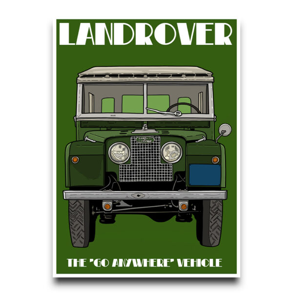 Landrover defender poster