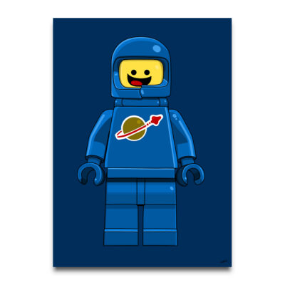 Lego spaceman poster