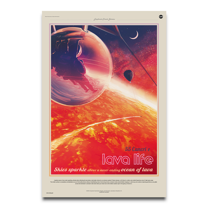 Lava Life space posters