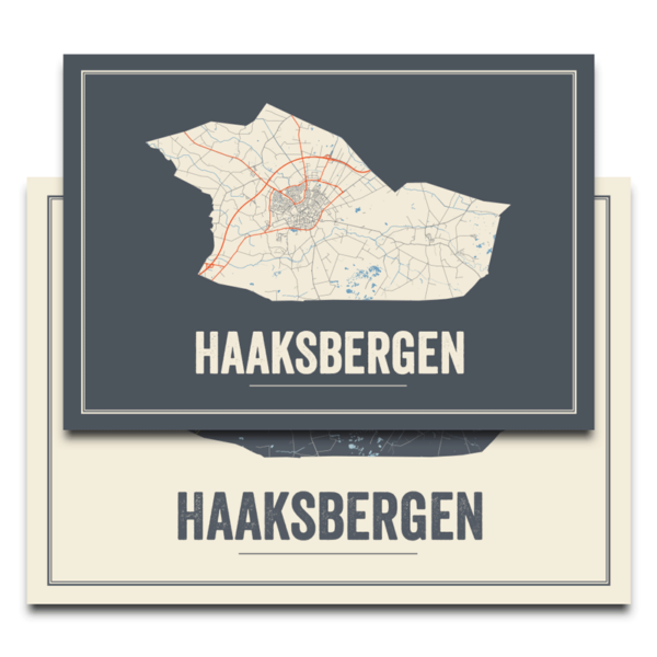 Haaksbergen kaarten poster