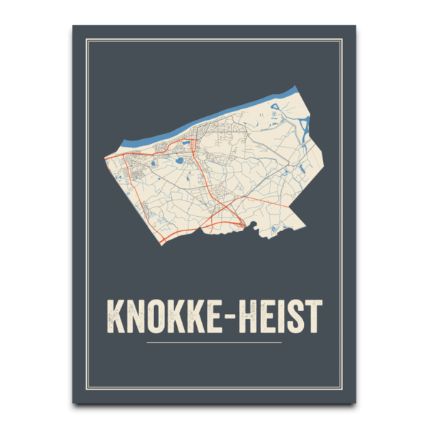 Knokke-Heist stadskaart