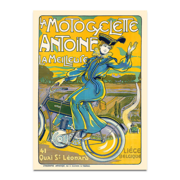 La Motocyclette Antoine poster