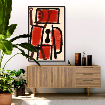Paul Klee - Locksmith framed