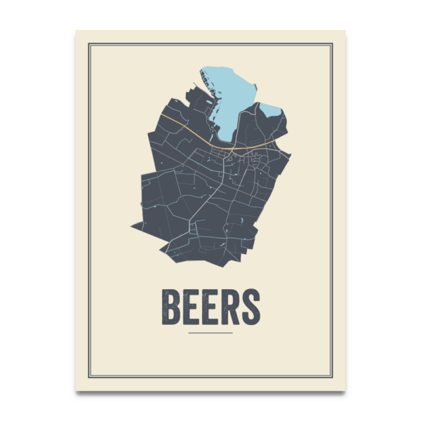 stadskaart Beers Noord-Brabant
