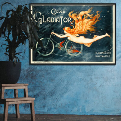 Cycles gladiator vintage poster