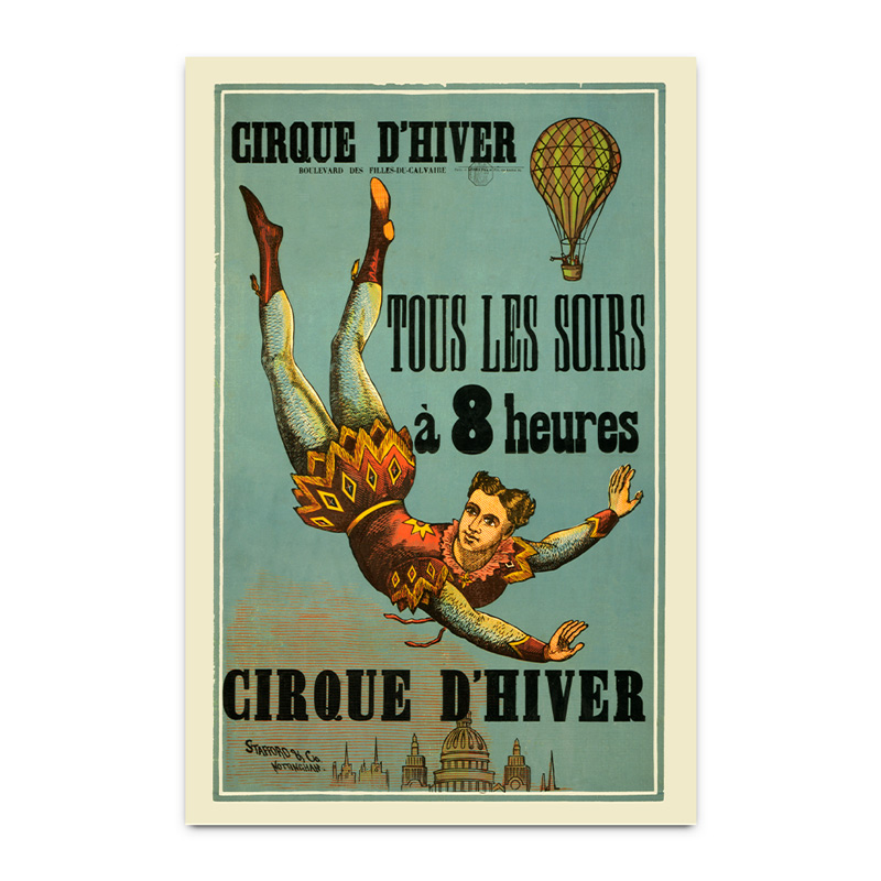 vintage circus poster