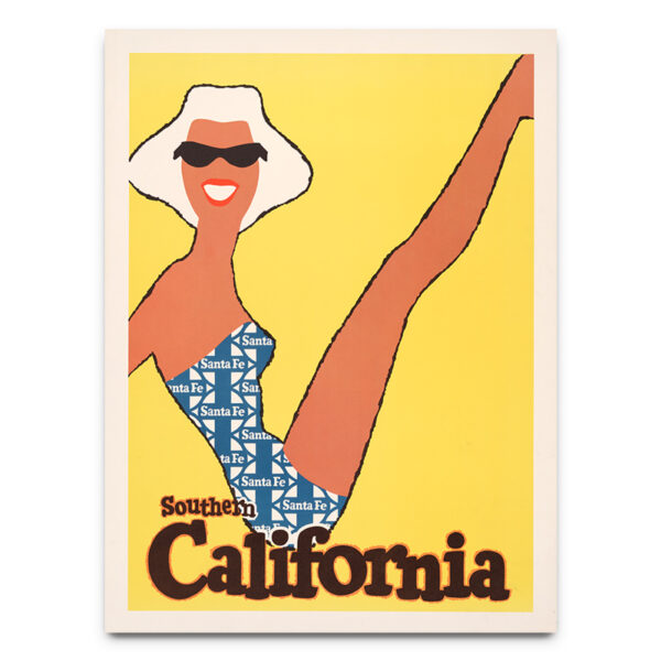 California travel poster
