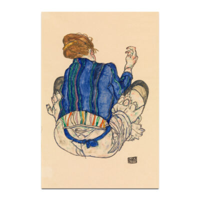 seated woman - Egon Schiele