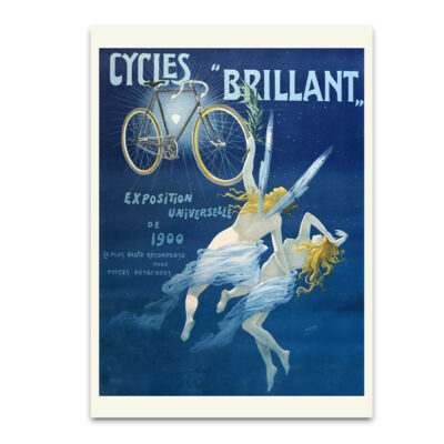 Cycles Brillant vintage advertising poster