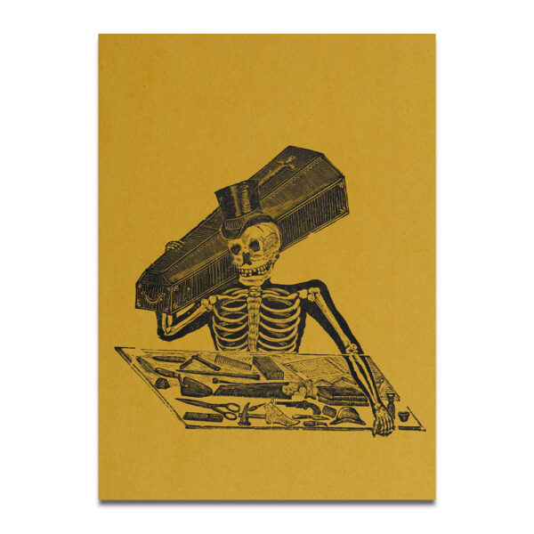 Skeleton undertaker mexican