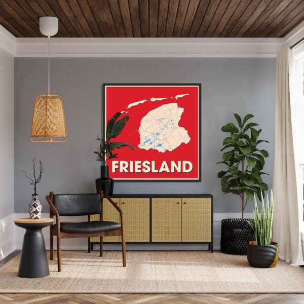 Friesland square poster