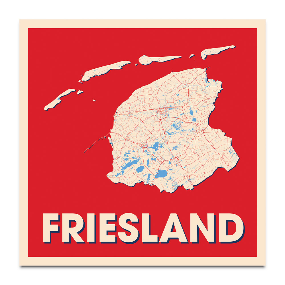 Friesland, Nederland poster