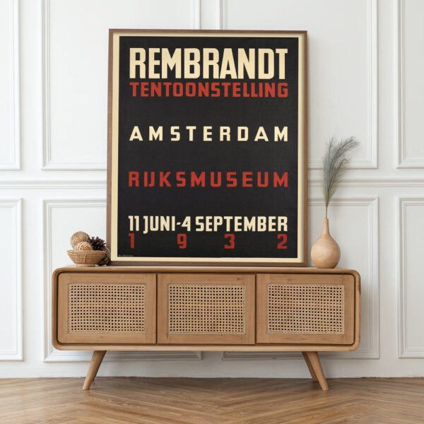 Rembrandt typographic poster