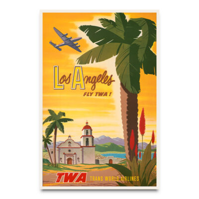 Los Angeles vintage poster