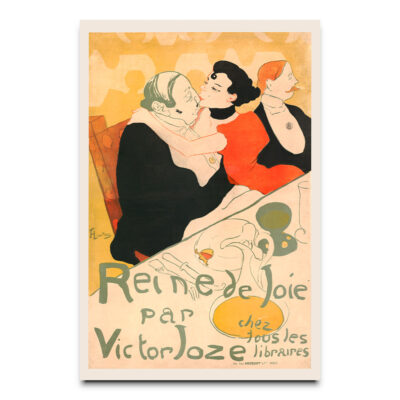 Reine de Joie vintage poster