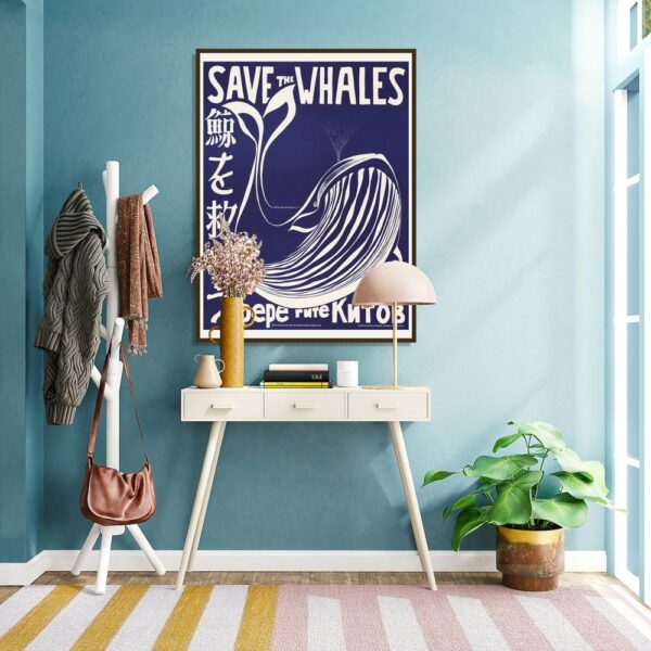 Save the Whales poster