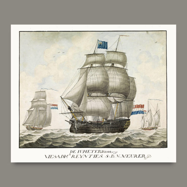Warship the Jupiter by C. Toussaint
