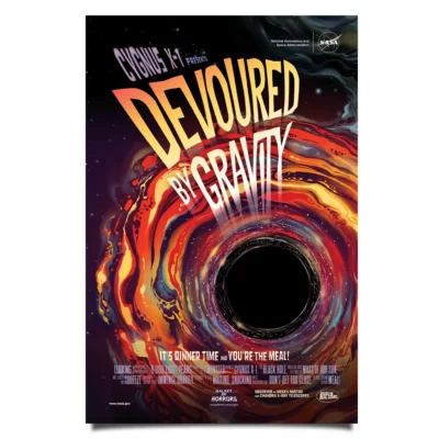 Black hole poster
