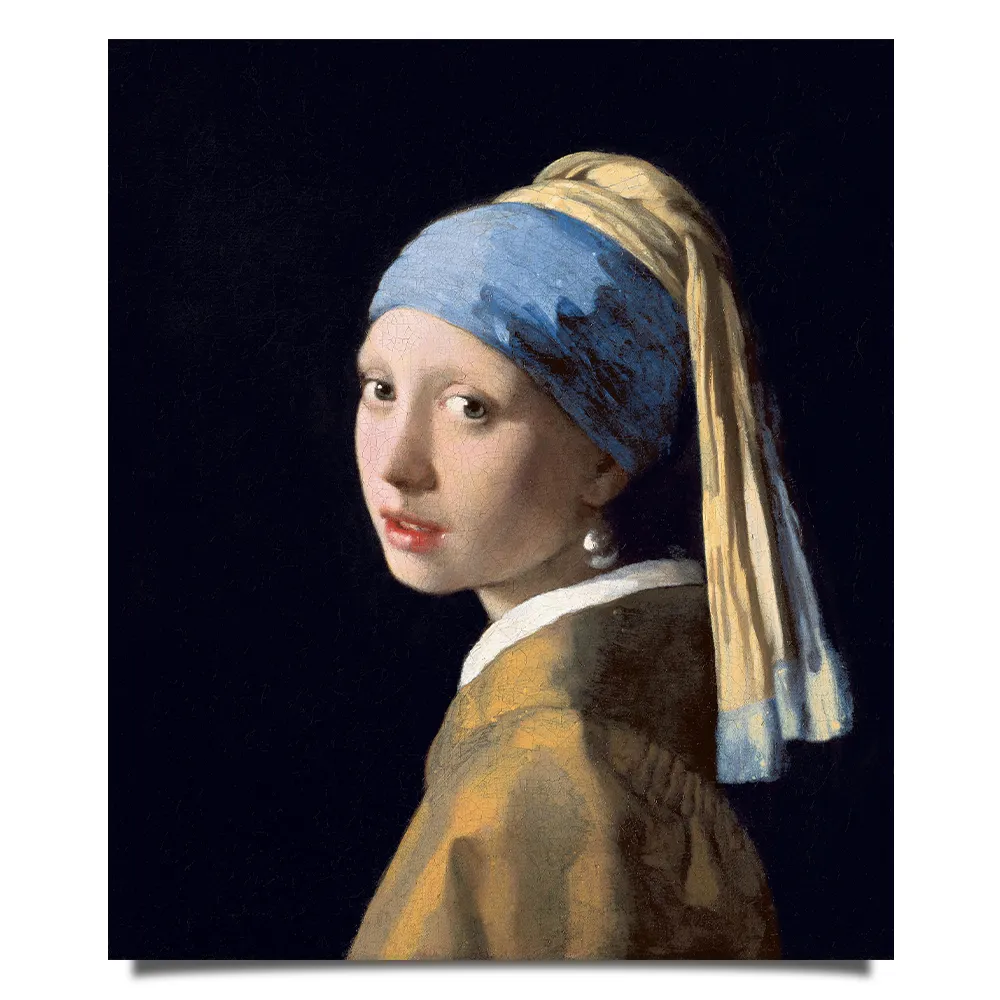 Girl with a pearl earring poster by Johannes Vermeer