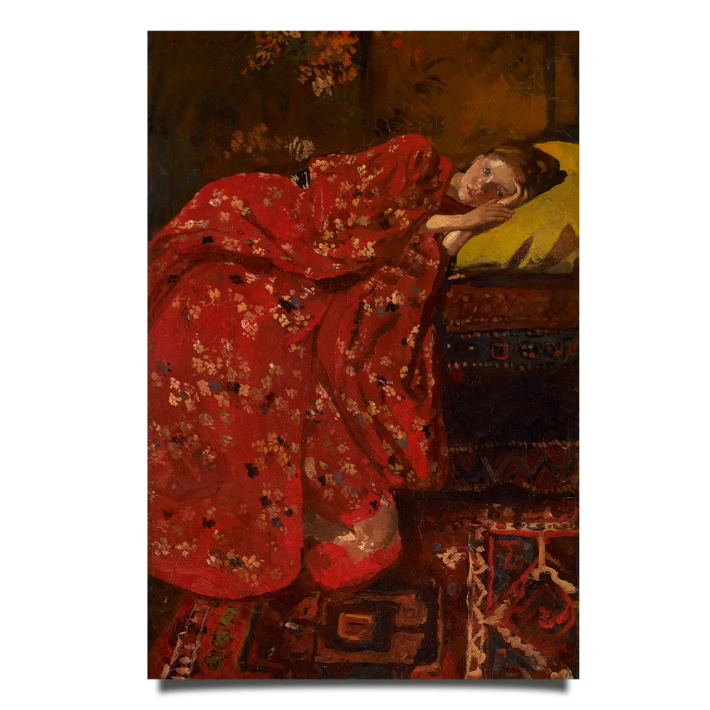 The girl in the red kimono - George Breitner