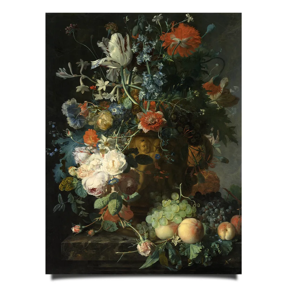 Still life with fruit and flowers, Jan van Huysum